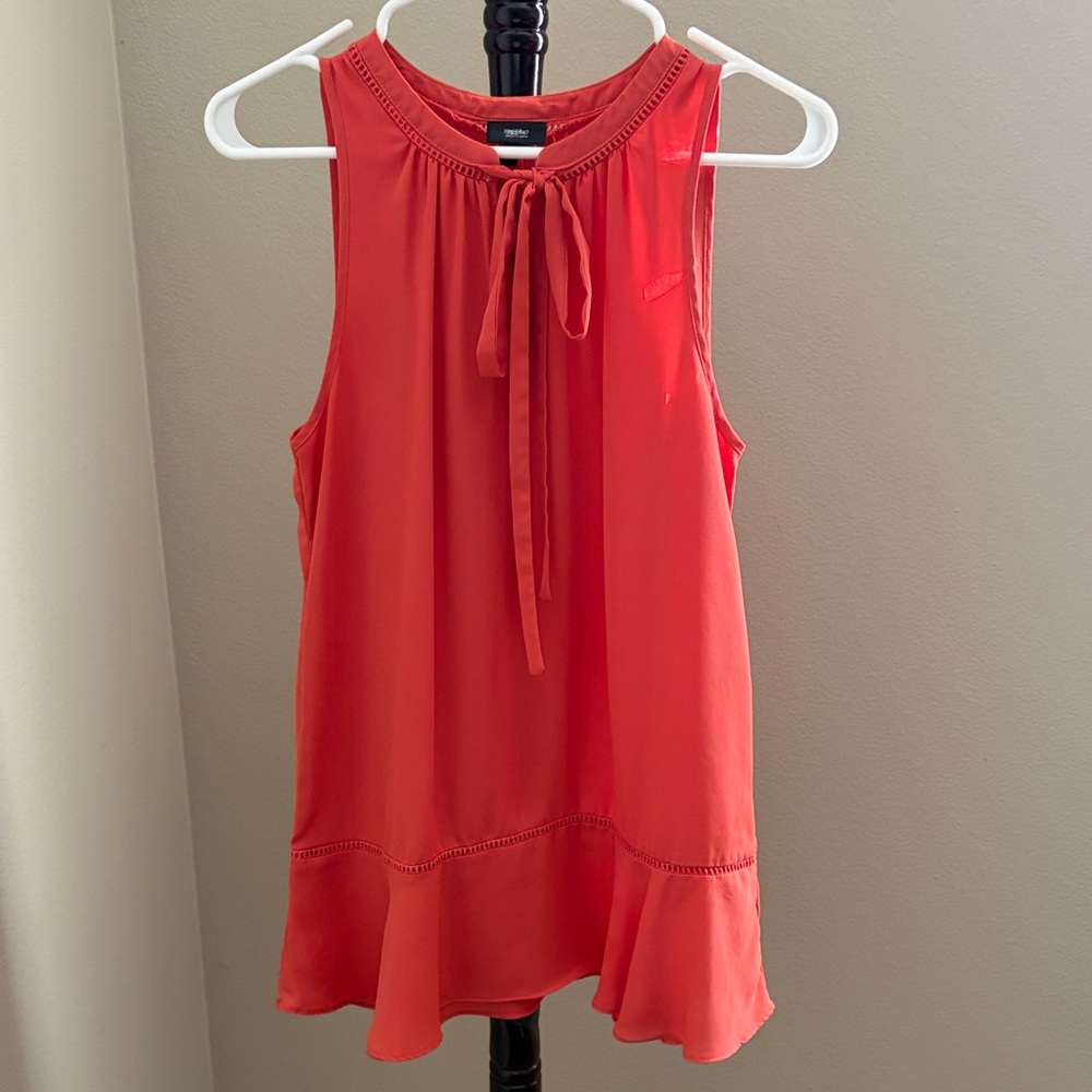 Mossimo Supply Co. Sleeveless Coral Blouse